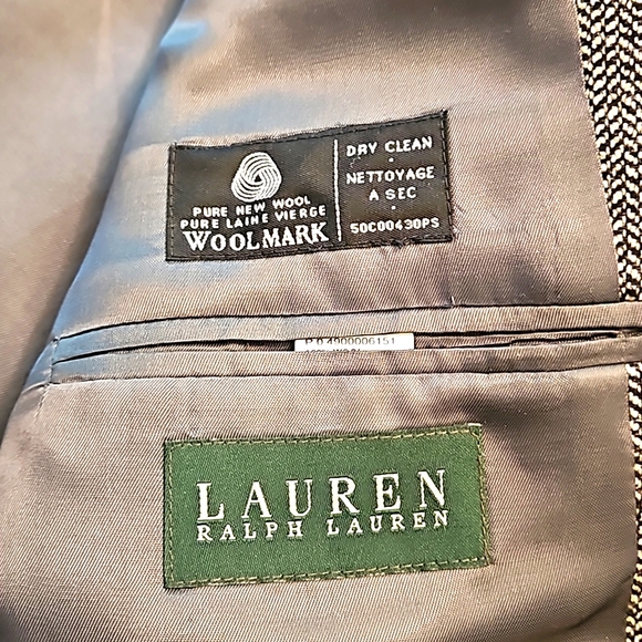 Ralph Lauren, Men's Tweed Wool Jacket, 42R - Picture 4 of 9